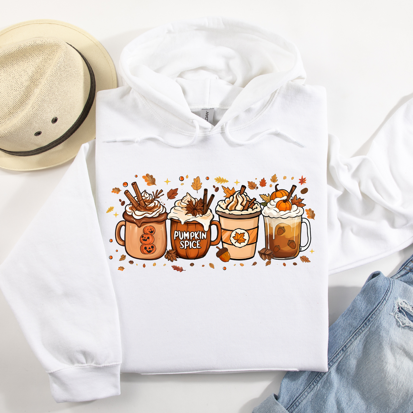 Pumpkin Spice Coffee Cups