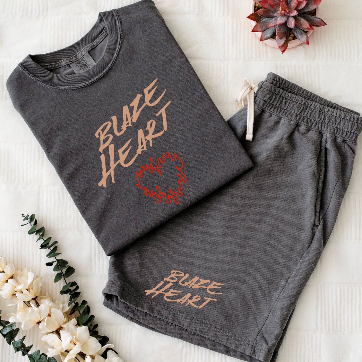 Blaze Heart Loungewear Set