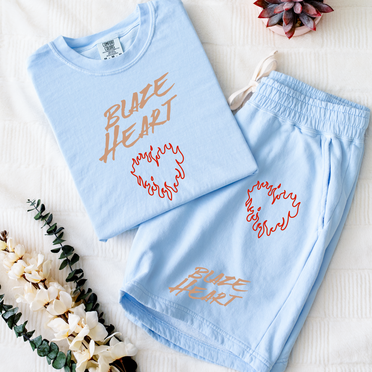 Blaze Heart Loungewear Set