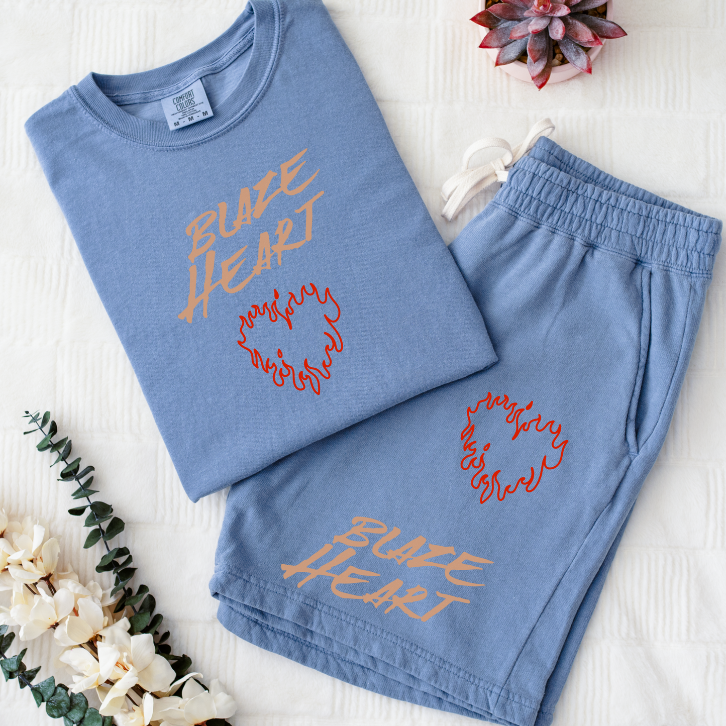 Blaze Heart Loungewear Set