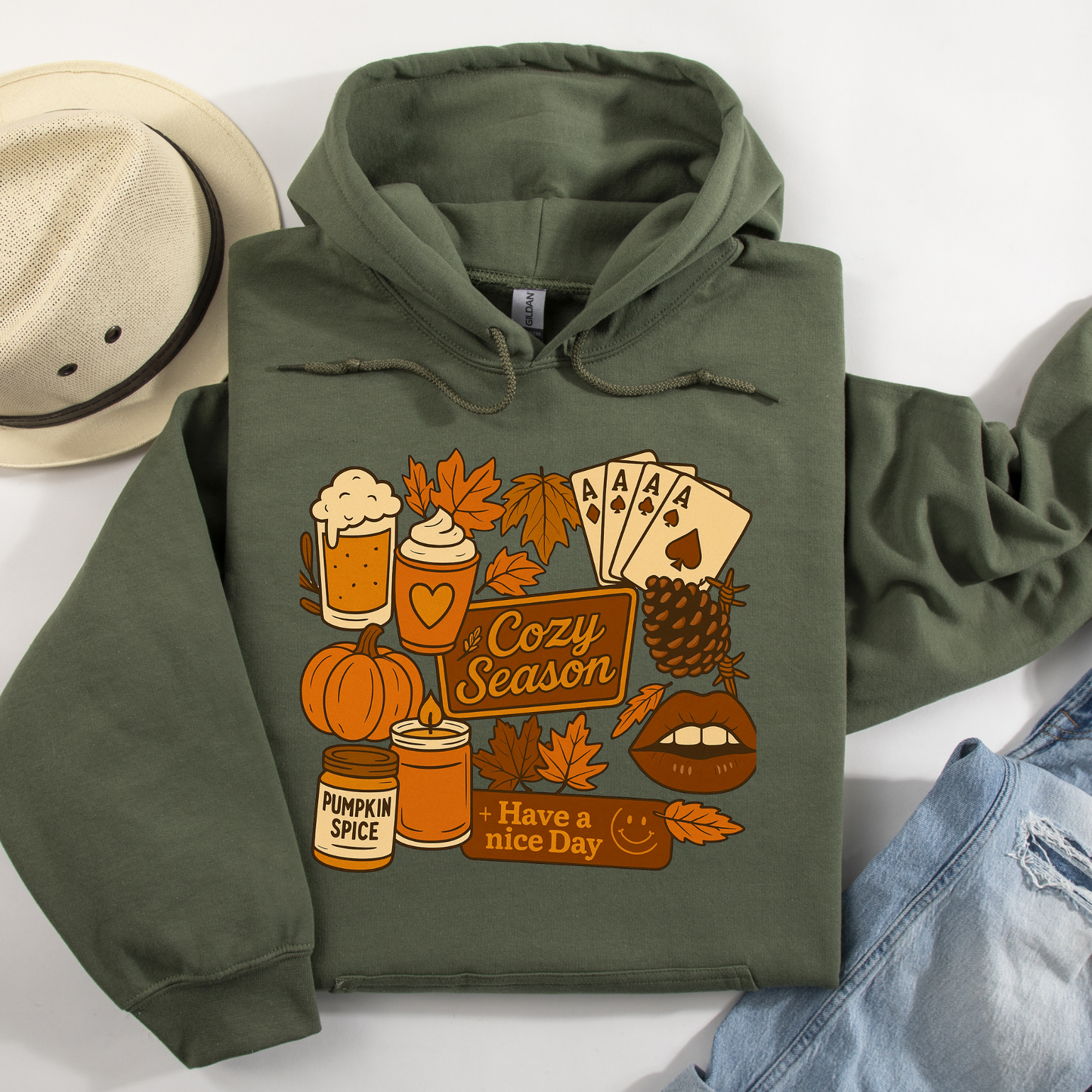 Cozy Season DTF Transfer – Ready to Press!