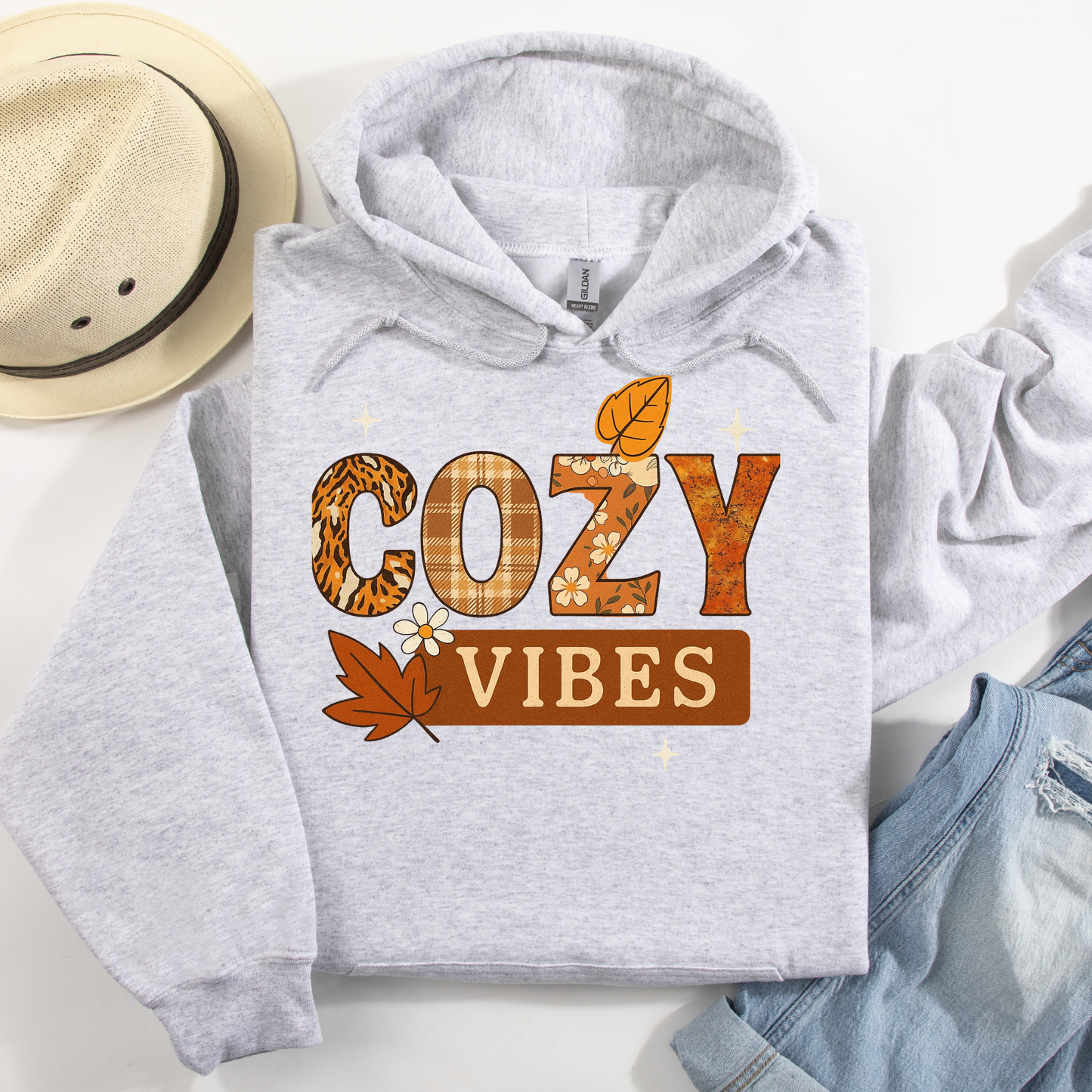 Cozy Vibes DTF Transfer – Ready to Press!