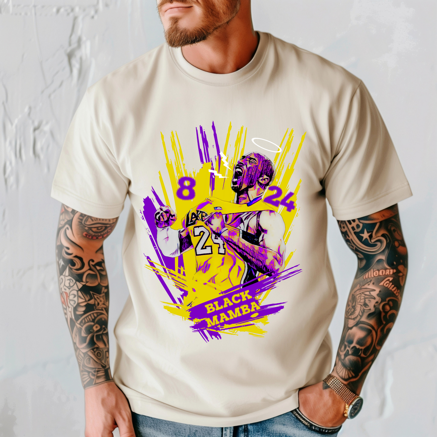 Mamba Legacy Tee – Honor the Legend in Black & Gold