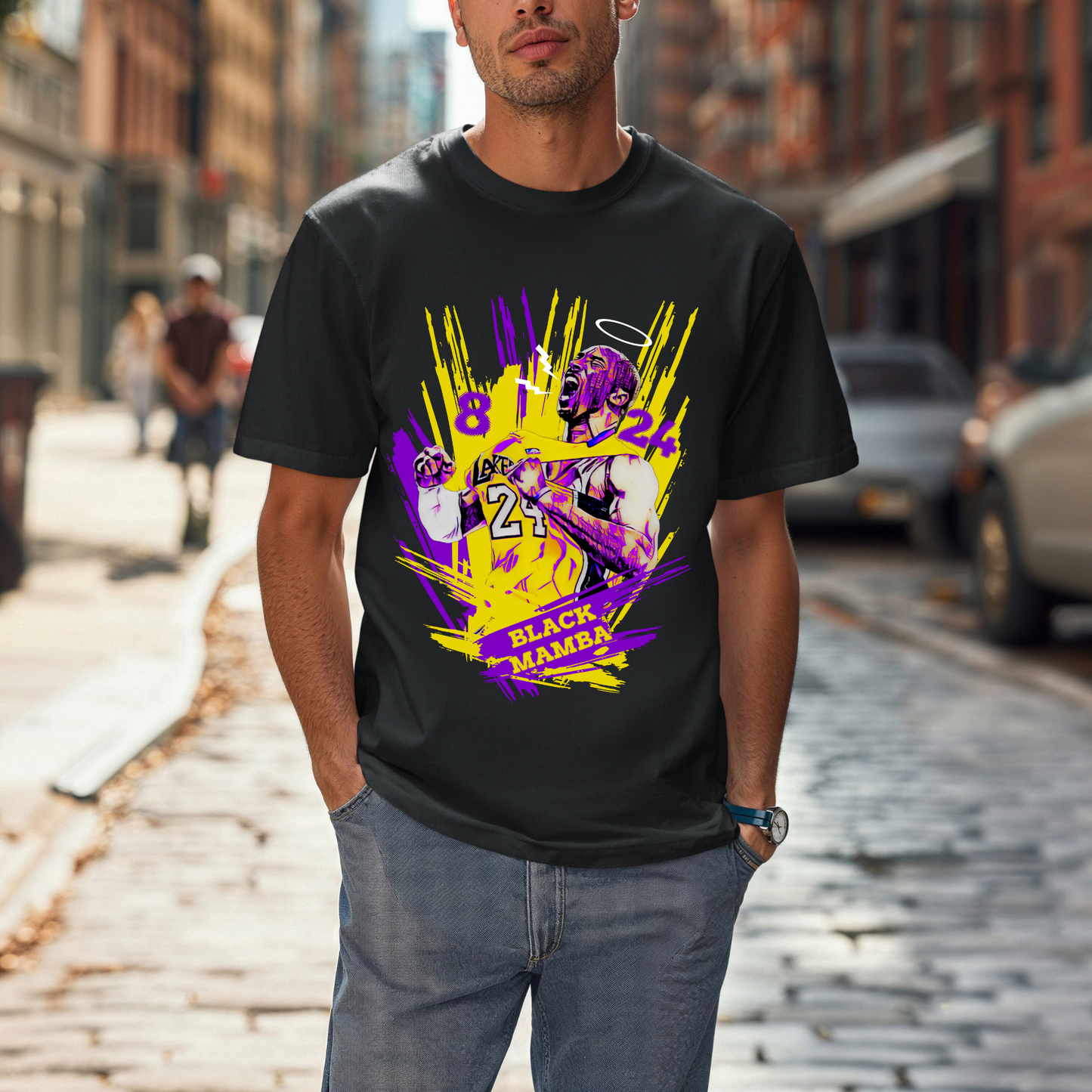 Mamba Legacy Tee – Honor the Legend in Black & Gold
